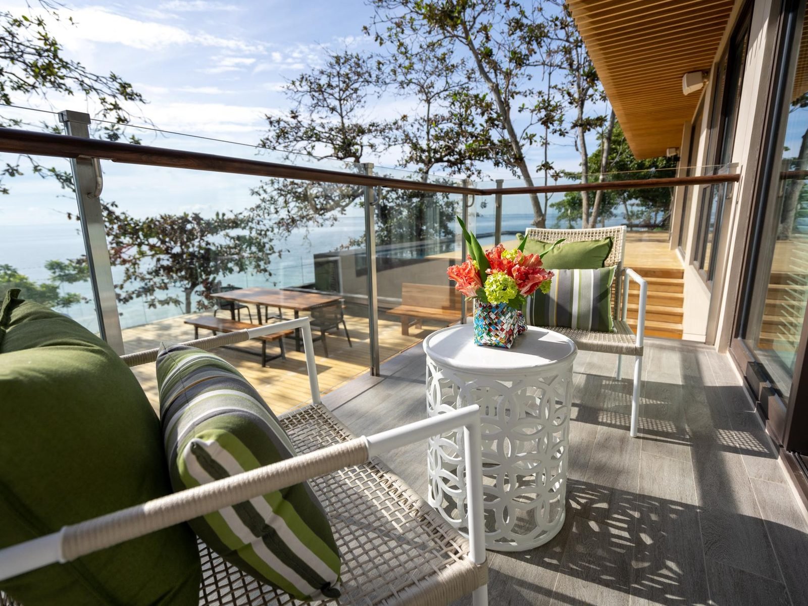 Every residence has a balcony