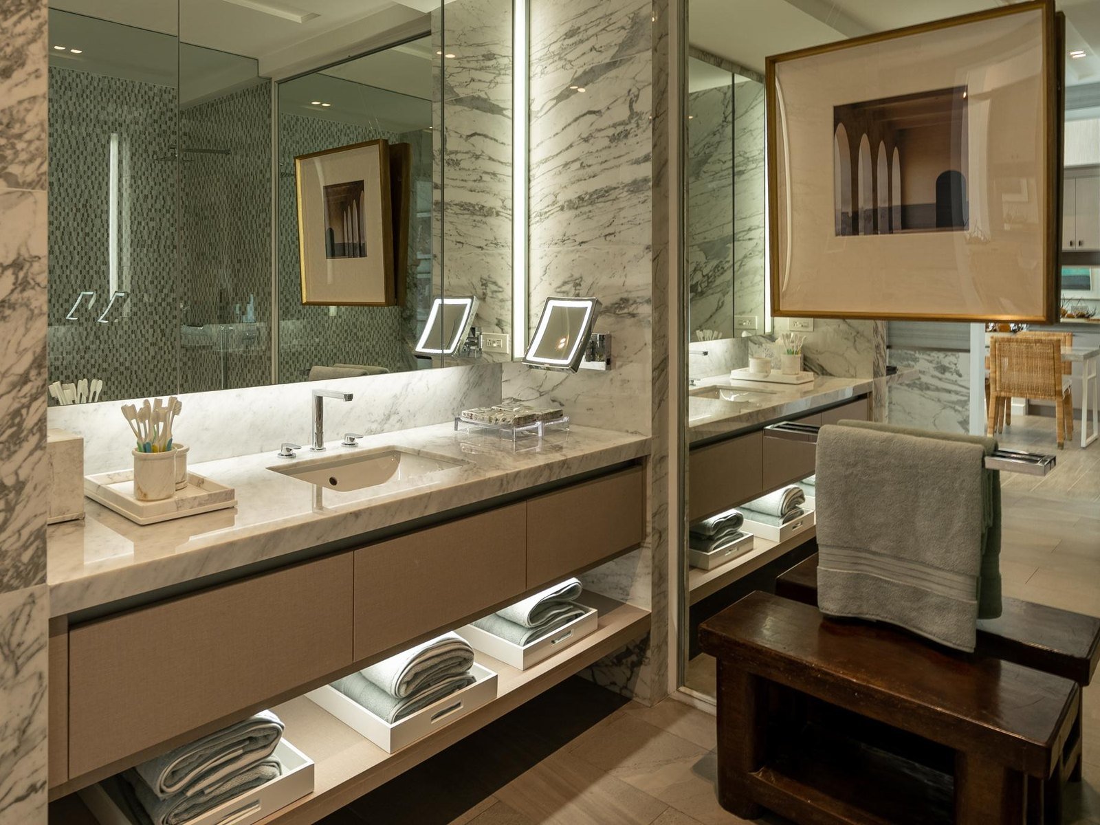 Model unit — toilet and bath