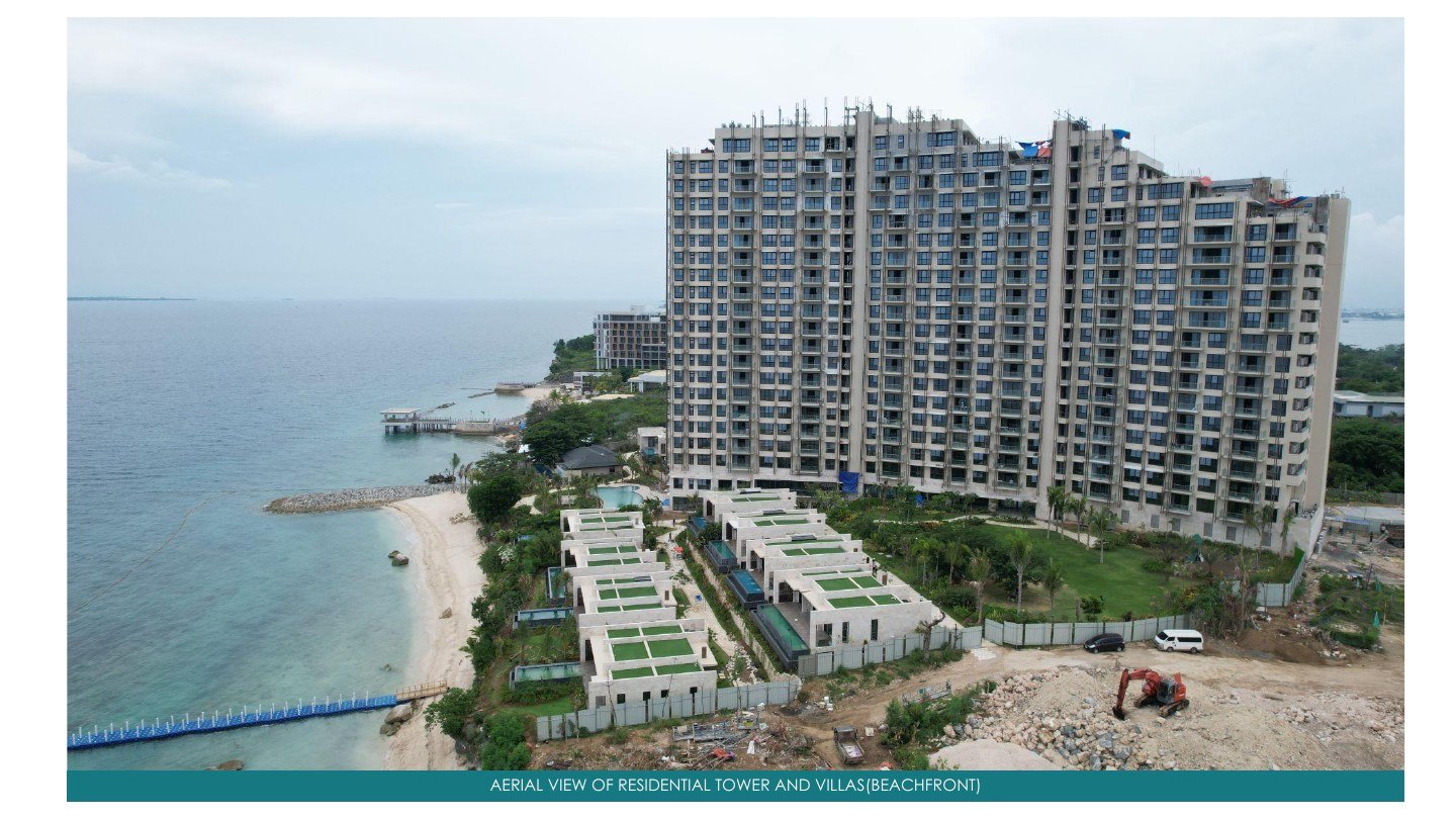 Residential tower, villas and beachfront — supplied project photo