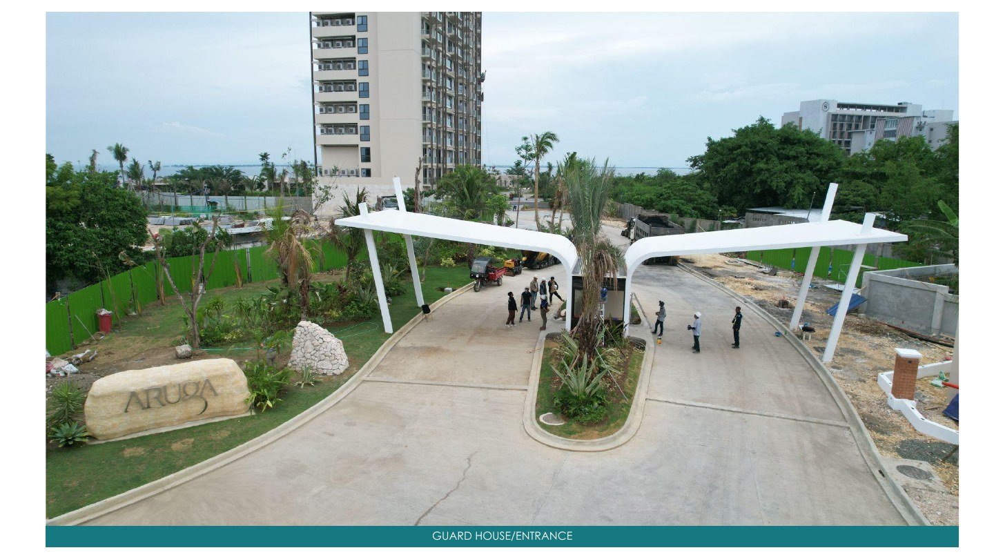 Guard house and estate entrance — supplied project photo