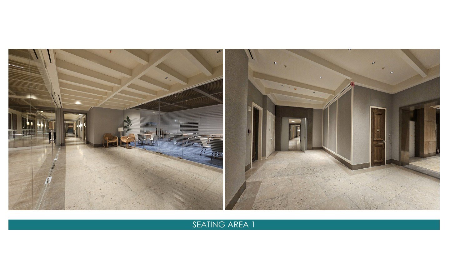 Indoor seating area — supplied project photo